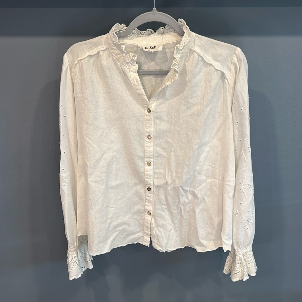 Ba&sh Feely Ruffle Blouse - Picture 2 of 9